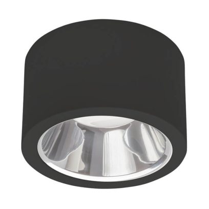 Oprawa natynkowa LED downlight 18W DRUM 1890lm przełączanie temperatury barwowej IP54 czarny 5 LAT GWARANCJI